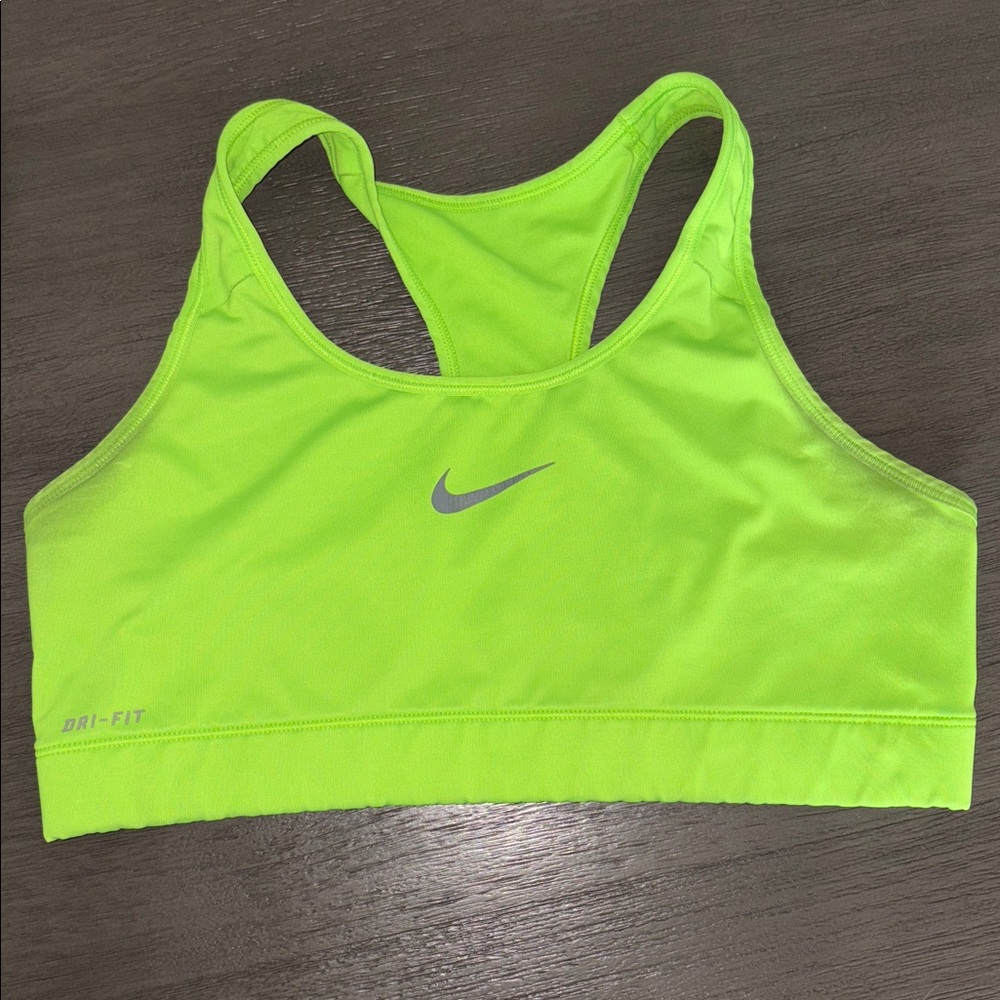 Nike Bright Lime Dri-FIT Sports Bra